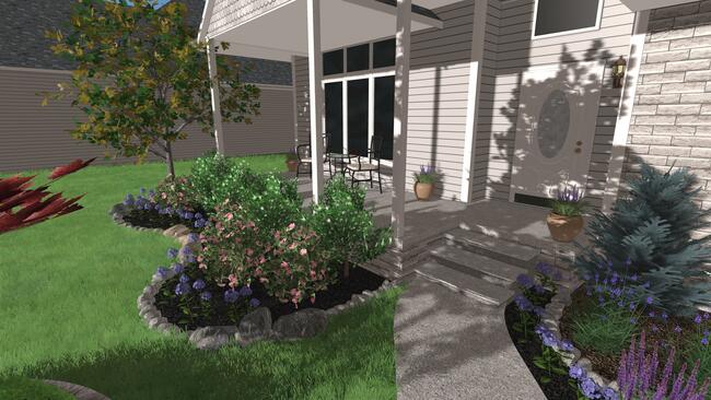 Beautiful backyard design